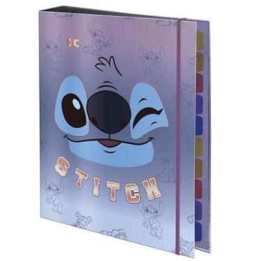 Imagem de Fichario Universitario com Elastico Disney STITCH DAC