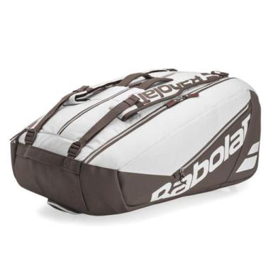 Imagem de Raqueteira Babolat Wimbledon RH9 Branca e Marrom 2026