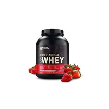 Imagem de 100% Whey Gold Standard 2,27kg Morango - Optimum Nutrition, MORANGO