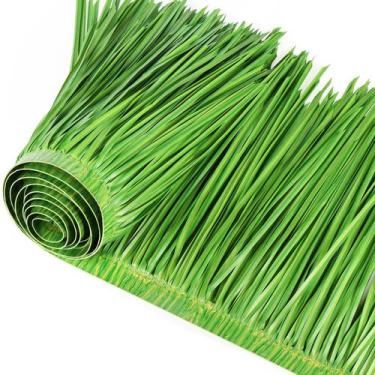 Imagem de Telhado de Palha Tiki SEKKVY 41x300 cm Estilo Mexicano Verde