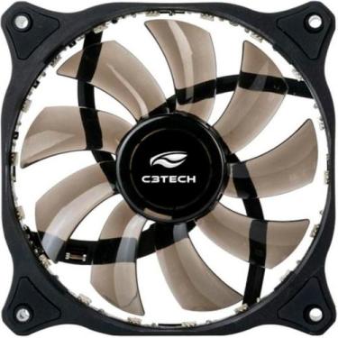 Imagem de Cooler 120mm C3 Tech Storm - com LED RGB - 10 Modos de Iluminação - F9