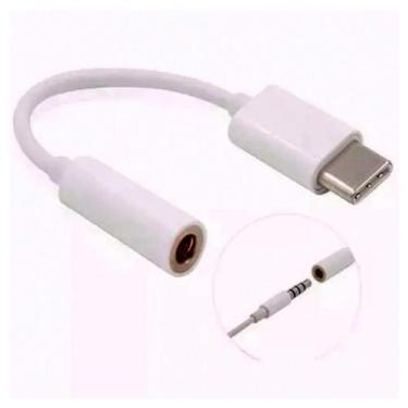 Imagem de Adaptador Conversor USB-C para P2 - Converte saida Tipo C de 3,5 mm - 