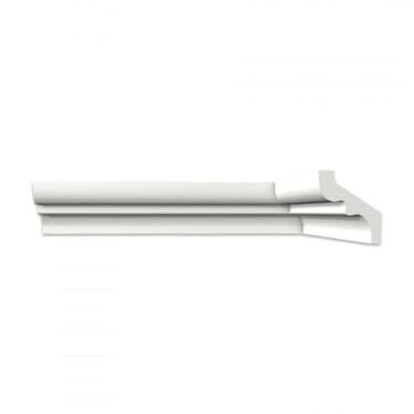 Imagem de Kit 90m Linear Roda Teto Perfil de Poliestireno S80 Branco Homestar