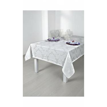 Imagem de Toalha de Mesa Retangular Jacquard Branca 1,60x2,60 - Congratulations 