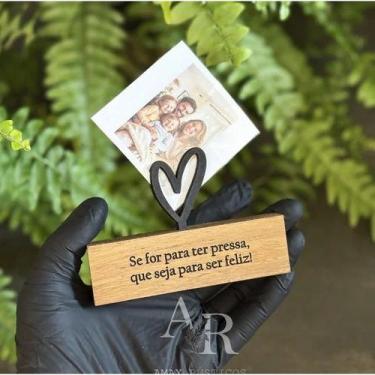 Imagem de Suportes de Foto com Frases 10cm - Sulatto Ateliê, 2 Unidades&amp;GRAV