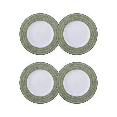 Imagem de Conjunto 4 Pratos Sobremesa Zenith Porcelana 21cm Tramontina