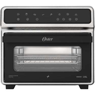 Imagem de Forno e Fryer sem Óleo Oster OFOR270 25L 1800W Multifunções Digital Painel Touch Prata 220V