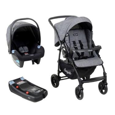 Imagem de Travel System Rio K Mescla Bebê c/ Conforto e Base Burigotto