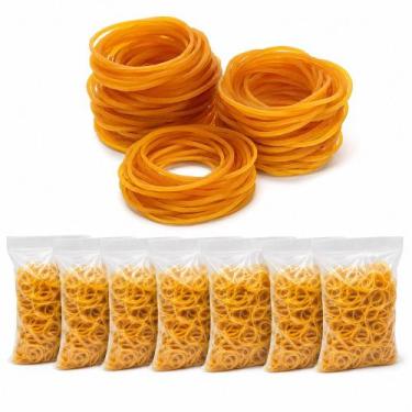 Imagem de 2100 Elásticos Borracha Silicone Liguinha de Prender Dinheiro - Flix M