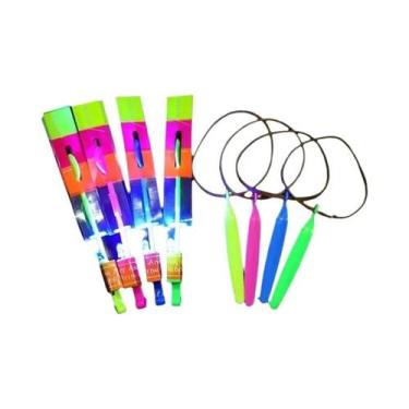 Imagem de Brinquedo Foguete LED Luminoso Para Crianças, Helicóptero Lançador De 