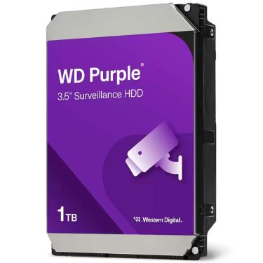 Imagem de HD para Vigilancia WD Purple WD10PURZ 1TB 3.5 SATA III 6Gb-s 5400 RPM Cache 64MB Western Digital