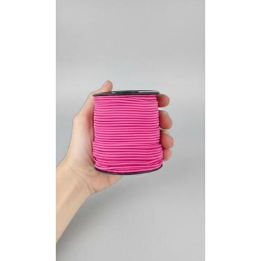 Imagem de Elástico Roliço 2,2mm 50m Rosa Escuro - Congratulations Store