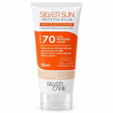 Imagem de Silver sun protetor solar fps70 cor 1.0 50ml - Silver Care