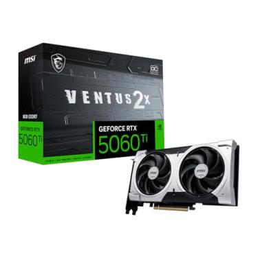 Imagem de PLACA DE VIDEO NV RTX5060TI 8GB GDDR7 128BITS VENTUS 2X OC PLUS MSI 912-V536-023
