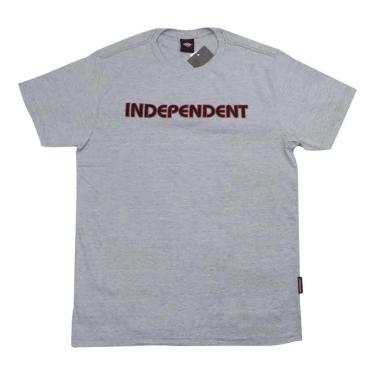 Imagem de Camiseta Independent Bar Logo Cinza Mescla-Unissex