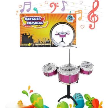 Imagem de Mini Bateria Musical Infantil 99 Toys Brinquedo Criança