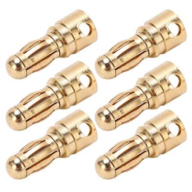 Imagem de Plugue de banana, alta dureza, fáceis de instalar Conectores de plugue de banana Bom desempenho de contato para teste eletrônico
