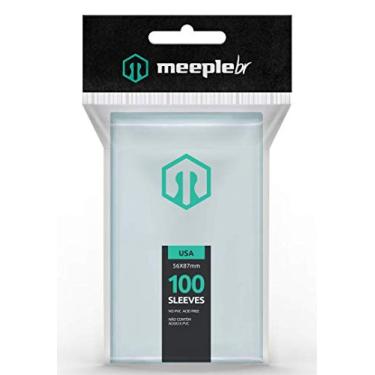 Imagem de MeepleBR, Sleeves - USA (56x87mm), TCG, Plástico para Proteção de Cartas