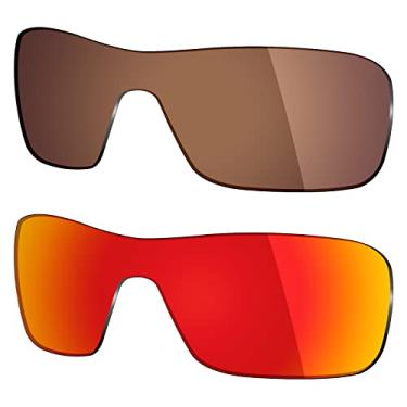 Imagem de 2 pares de lentes polarizadas de substituição da Mryok para óculos de sol Oakley Turbine Rotor – Opções