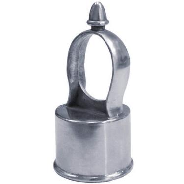 Imagem de Jake Sales Tampão de vedação de elo de corrente – Use para postes de cerca de 4,8 cm de diâmetro externo e trilho superior de 3,5 cm de diâmetro externo do tubo – Tampa de laço superior de alumínio para cerca de elos de corrente (Qtd. 10)