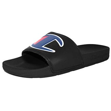 Imagem de Champion Ipo Slide Jr. unissex, Black/Black, 7 Big Kid