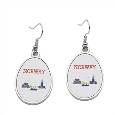 Imagem de Brinco Norway – Brincos Femininos Pendentes para Meninas – Presente de Festa de Aniversário dos Namorados, Metal, Sem Pedras Preciosas