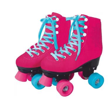 Imagem de Patins Clássico 35-36 Rosa 4 Rodas - Fun F0008-1/8277-0