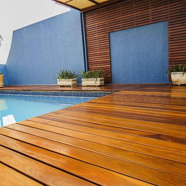 Imagem de Deck em régua Isabela 2cm x 10cm x 2m até 4m Madeira Cumaru m²