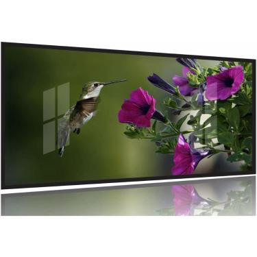 Imagem de Quadros Decorativos Beija Flor 130x60 Moldura Preta 2x2