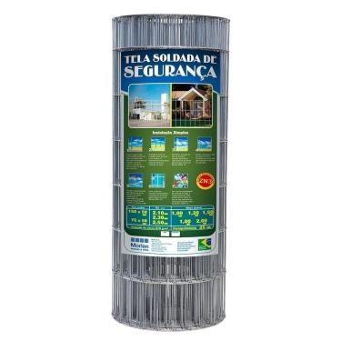 Imagem de Tela Segurança Soldada Morlan ZN3 100 x 50mm Fio 1,90mm 1,00 x 25m