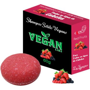 Imagem de Shampoo Sólido em Barra Vegan Line-Frutas Vermelhas