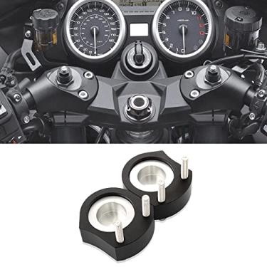 Imagem de FINMOKAL Para Ninja Zx14 Zx14R Zzr1400 Cnc Usinado 1" Para Cima Barra De Guidão Espaçador