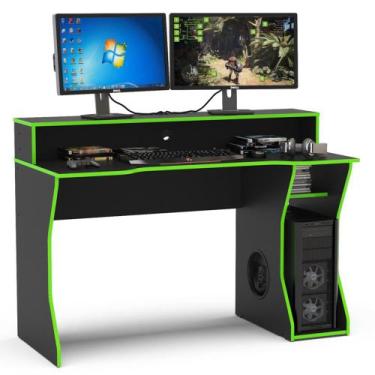 Mesa para Computador Notebook Desk Game DRX 8000 M09 Preto - Mpozenato