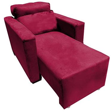 Imagem de Poltrona Do Papai E Mamae Retratil e Reclinavel Florença Vermelho