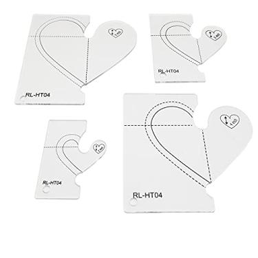 Imagem de YICBOR Conjunto de 4 peças de régua acolchoada para dia dos namorados #RL-HT04