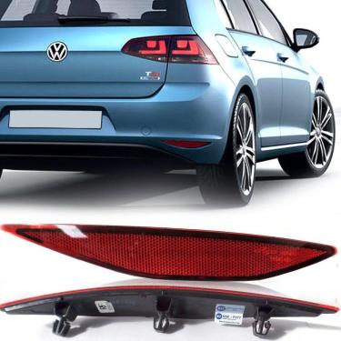 Imagem de Par Refletor Parachoque Volkswagen Golf 2014 2015 2016