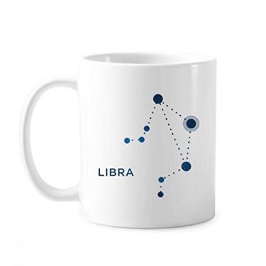 Imagem de Caneca de cerâmica do signo do zodíaco da constelação de Libra cerâmica xícara de café e porcelana