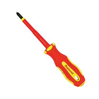 Imagem de Proferred T27022 1000V Insulated Screwdriver, 1 Phillips, 8.1cm Yellow PP and Red TPV Handle