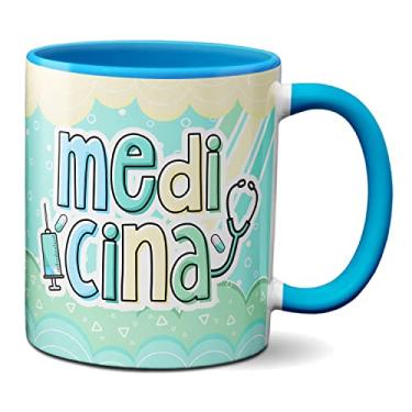 Imagem de Caneca Médico Profissional Medicina Profissão Presente (Azul)