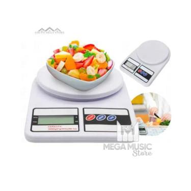 Imagem de Balança Digital De Precisão Cozinha 10Kg Nutrição E Dieta - Aiker