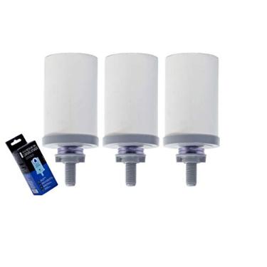 Imagem de Vela Para Filtro De Barro Com Carvão Ativado - Kit 3 Velas