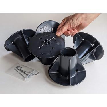 Imagem de Net#Cap Bird Netting & Garden Netting Instalação fácil (pacote com 5) para Bird-X, Birdbout, Birdblock para proteger galinhas, mirtilos. Morangos, árvores de frutas, uvas, jardins vegetais