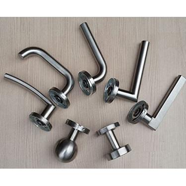 Imagem de Maçaneta de porta fixa de aço inoxidável Maçaneta de parede para jardim 1Pc, EM002SS