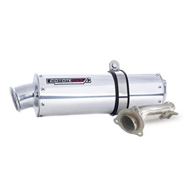 Imagem de Escape/Ponteira Coyote RS3 Alumínio Oval - CB 500 F/R/X ano 2014 até 2021 - Polido