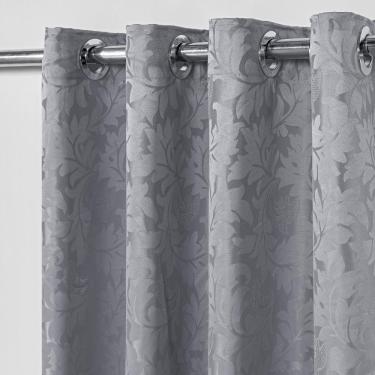 Imagem de Cortina Jacquard Royal 2,80 M X 2,30 M - Cinza