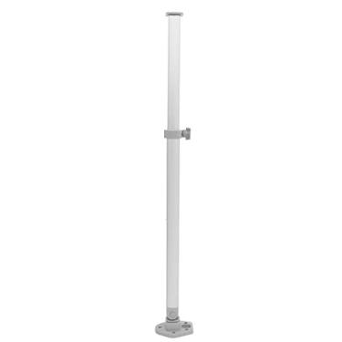 Imagem de Asixxsix Perna de mesa ajustável, 50 a 76 cm de altura, ajustável, de liga de alumínio, suporte de mesa dobrável telescópico, perna de móveis para trailer, barco, iate, mesa de jantar, escritório
