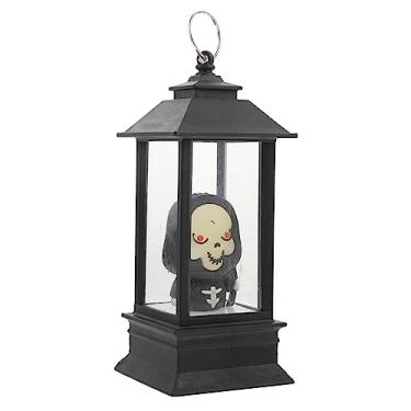 Imagem de NOLITOY 1Pc Luz De Halloween Chama Luz Lanterna Vintage Decoração Para Casa Lâmpada De Noite LED Decoração De Casa Lanterna De Mesa LED Topper Lâmpada De Lanterna Pendurada Para Lâmpada