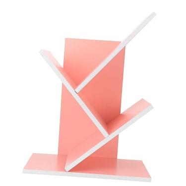 Imagem de CANIGHT Estante De Mesa Organizador De Mesa Prateleira De Armazenamento De Escritório Prateleiras De Livros De Madeira Estante Em Pé Organizador De Livros Em Forma De Árvore Estante De