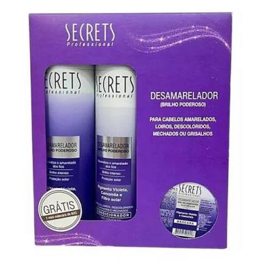 Imagem de Kit Desamarelador Secrets Professional Shampoo + Condicionador 300ml +