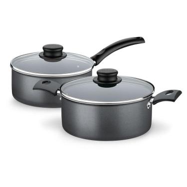 Imagem de Jogo De Panelas Turim 2 Peças Alumínio Antiaderente Ptc2 E Ptc4 Chumbo - Tramontina